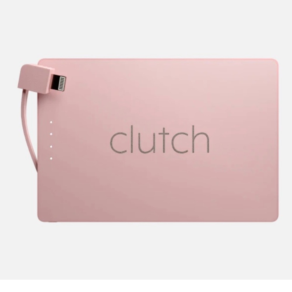 Clutch Portable Power Bank Charger in Pink - Picture 13 of 16